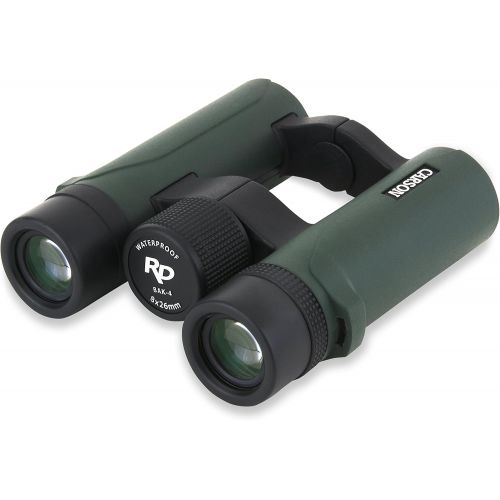  Carson RD Series 8x26mm Open-Bridge Waterproof Compact Binoculars (RD-826), Green