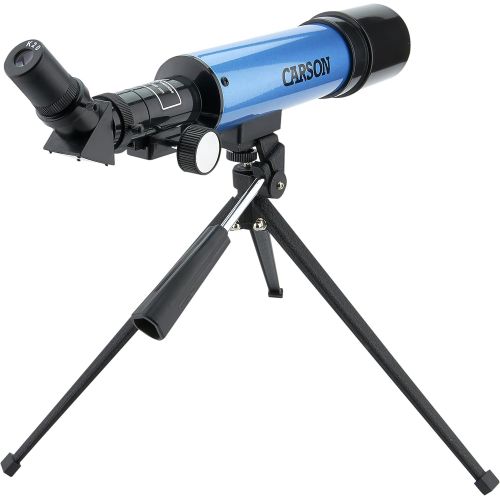  Carson Aim Refractor Type 18x-80x Power Telescope with Tabletop Tripod (MTEL-50)