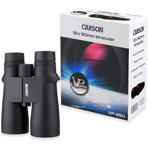  Carson VP Series Full Sized or Compact Waterproof High Definition Binoculars for Hunting, Bird Watching, Sight-Seeing, Surveillance, Safaris, Camping, Hiking, Concerts, Sporting Ev