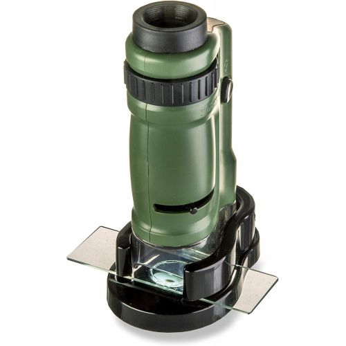  Carson MM-24MU MicroBrite LED Lighted Pocket Microscope (Set of 6), 20 x 40X Zoom