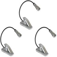 Carson FlexNeck Ultra Bright, Fully Adjustable LED Gooseneck Reading Lights for Books, Magazines, E-Readers, Tablets, Computers, Kindles, Nooks, Crafts, Tasks and Hobbies