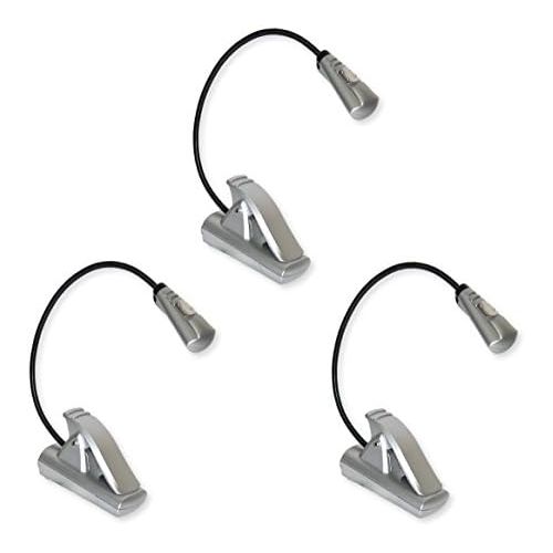  Carson FlexNeck Ultra Bright, Fully Adjustable LED Gooseneck Reading Lights for Books, Magazines, E-Readers, Tablets, Computers, Kindles, Nooks, Crafts, Tasks and Hobbies