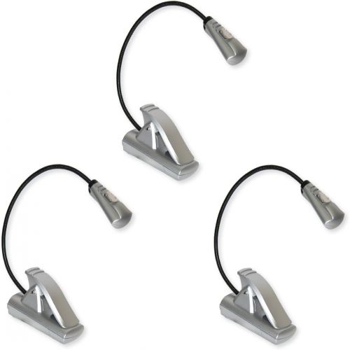  Carson FlexNeck Ultra Bright, Fully Adjustable LED Gooseneck Reading Lights for Books, Magazines, E-Readers, Tablets, Computers, Kindles, Nooks, Crafts, Tasks and Hobbies