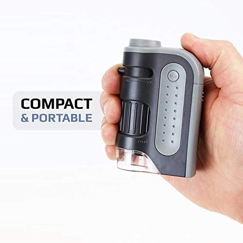  [아마존베스트]Carson Optical Carson MM-300 MicroBrite Plus 60x - 120x LED Illuminated Pocket Microscope