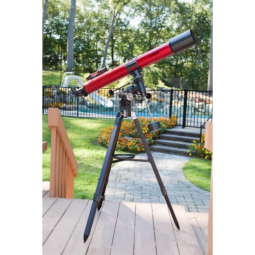  Carson Red Planet 50-100x90mm Refractor Telescope For Astronomy (RP-400)
