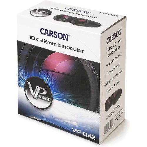  Carson VP Series Full Sized or Compact Waterproof High Definition Binoculars for Hunting, Bird Watching, Sight-Seeing, Surveillance, Safaris, Camping, Hiking, Concerts, Sporting Ev