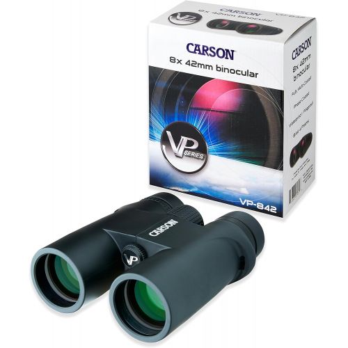  Carson VP Series Full Sized or Compact Waterproof High Definition Binoculars for Hunting, Bird Watching, Sight-Seeing, Surveillance, Safaris, Camping, Hiking, Concerts, Sporting Ev