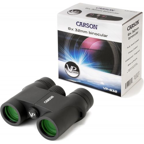  Carson VP Series Full Sized or Compact Waterproof High Definition Binoculars for Hunting, Bird Watching, Sight-Seeing, Surveillance, Safaris, Camping, Hiking, Concerts, Sporting Ev