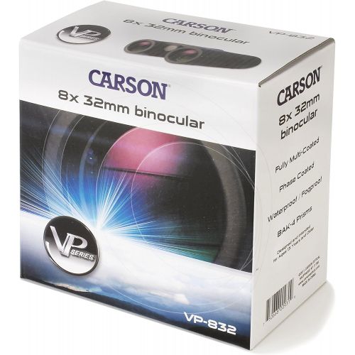  Carson VP Series Full Sized or Compact Waterproof High Definition Binoculars for Hunting, Bird Watching, Sight-Seeing, Surveillance, Safaris, Camping, Hiking, Concerts, Sporting Ev