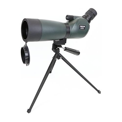  Carson Everglade HD Waterproof Spotting Scope with Table-Top Tripod, 15-45x60mm, Green