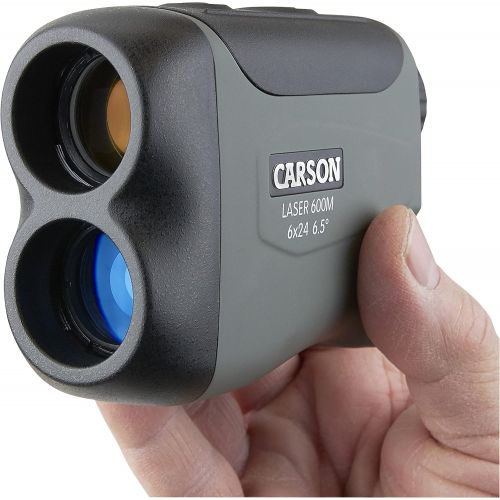  Carson Litewave 650 Yard Laser Rangefinder for Hunting, Golf, Engineering Surveys, Construction, Racing, Archery and More (RF-650)