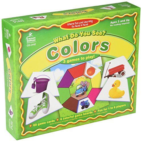  Carson Dellosa Education Carson-Dellosa Publishing What Do You See - Colors
