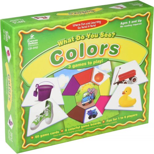  Carson Dellosa Education Carson-Dellosa Publishing What Do You See - Colors
