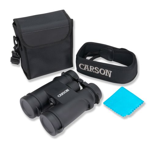  Carson 10x42mm VP Series Full Size Waterproof and Fogproof Binoculars