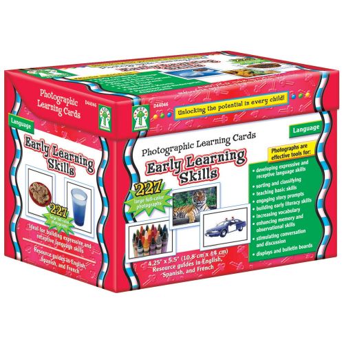  Carson-Dellosa Carson Dellosa Early Learning Skills/Learning Cards (D44046)