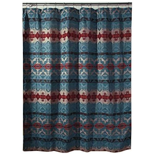  Carstens, Inc Carstens Chamarro Shower Curtain, Turquoise