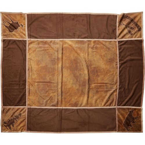  Carstens Lodge Grid Throw Blanket