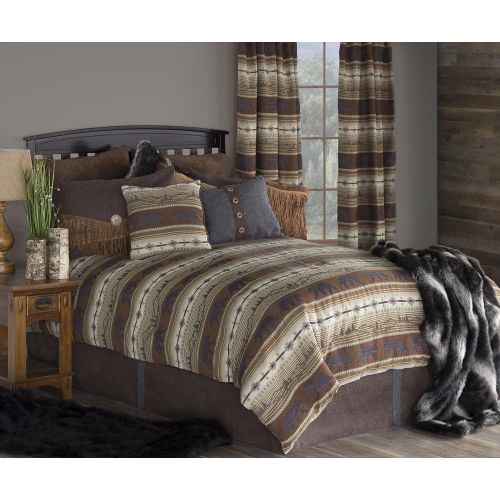  Carstens Rugged Earth Bear Comforter Bedding Set, Queen, Brown