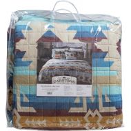 Carstens Southwest Harvest 5 Piece Cotton Printed Quilt Bedding Set, Queen