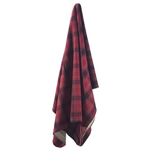  Carstens Una Plaid Throw Blanket