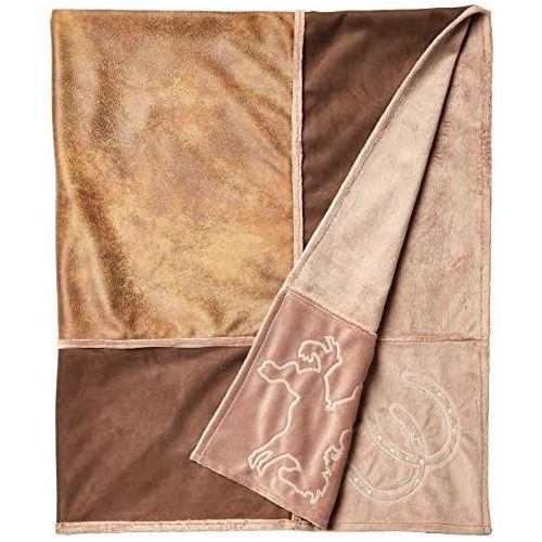  Carstens Western Grid Throw Blanket