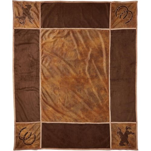  Carstens Western Grid Throw Blanket