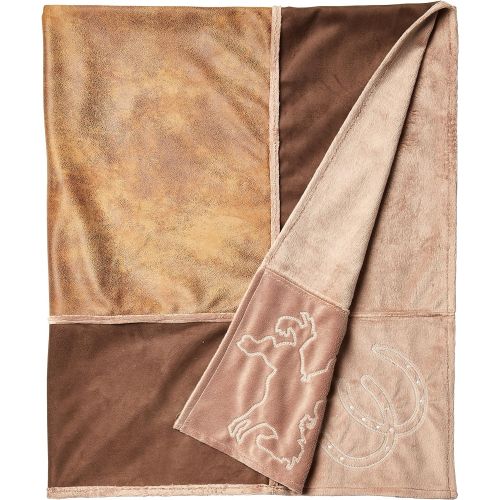  Carstens Western Grid Throw Blanket