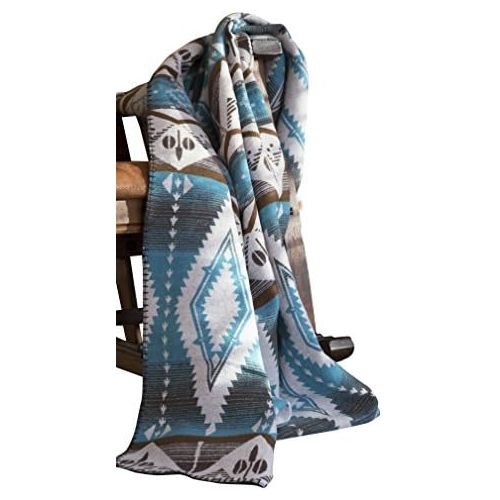  Carstens Turquoise Earth Throw Blanket