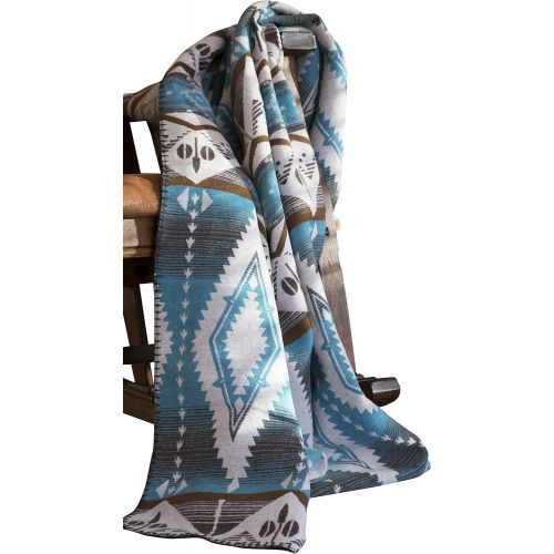  Carstens Turquoise Earth Throw Blanket