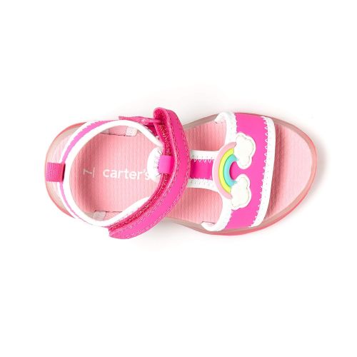  Carter%27s Carters Girls Feline Light-up Athletic Sandal