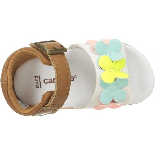  Carter%27s Carters Every Step Girls Glaze-WG Sandal White/Brown