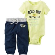 Carter%27s Carters Baby Boys 2-Piece Beach Bodysuit And Pant Set
