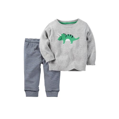  Carter%27s Carters Baby Boys 2-Piece Triceratops Sweater and Pants Set