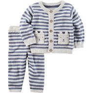 Carter%27s Carters Baby Boys 2 Piece Striped Little Sweater Set