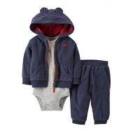 Carter%27s Carters Infant Boys 3 Piece Bear Outfit Sweat Pants Creeper & Eared Hoodie