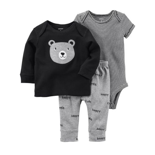  Carter%27s Carters Baby Boys 3-Pc. Bear Bodysuit and Pants Set