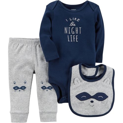  Carter%27s Carters Baby Boys 3 Piece Night Life Set