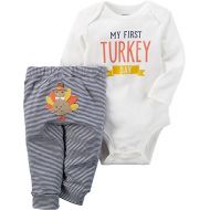 Carter%27s Carters Baby My First Turkey 2-Piece Bodysuit Pants Set