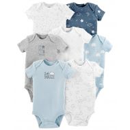 Carter%27s Carters Baby Boys 7 Pack Short Sleeve Bodysuits - Blue