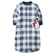 Carter%27s Carters Baby Boys 0-9 Months Checkered Penguin Fleece Sleep Bag, Sleeper
