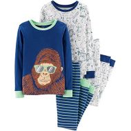 Carter%27s Carters Boys 4 Pc Pajama PJs Sleep Play Sleep Snug fit Cotton Gorilla Animals