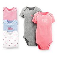 Carter%27s Carters Baby Girls 5 Pack Bodysuits (Baby), Kitty Love