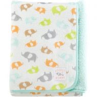 Carters Child of Mine Adored by Mommy Fleece Baby Blanket, Elephants