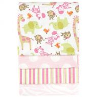 Carters 4 Pack Wrap Me Up Receiving Blanket, Pink Zebra (Discontinued by Manufacturer)