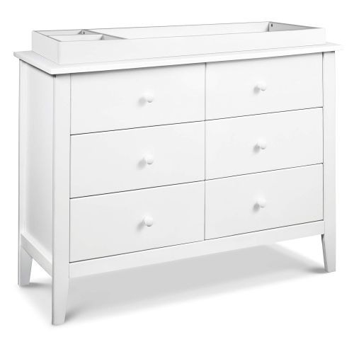  Carters by Davinci Morgan 6 Drawer Dresser, White