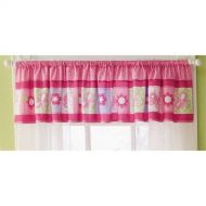 Triboro Quilt Carters Child of Mine Girl Pink Butterfly Blossoms Window Nursery Valance