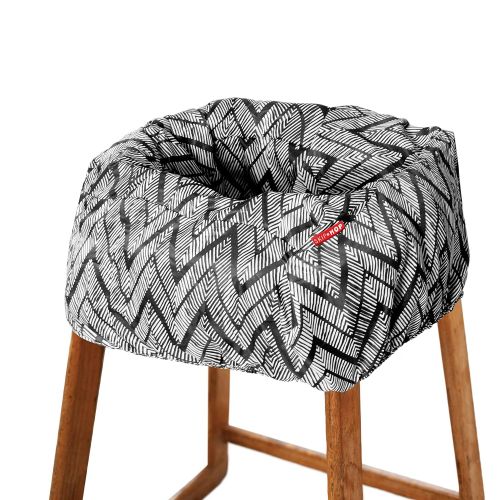 스킵 Skip Hop Shopping Cart and Baby High Chair Cover, Take Cover, Zig Zag Zebra