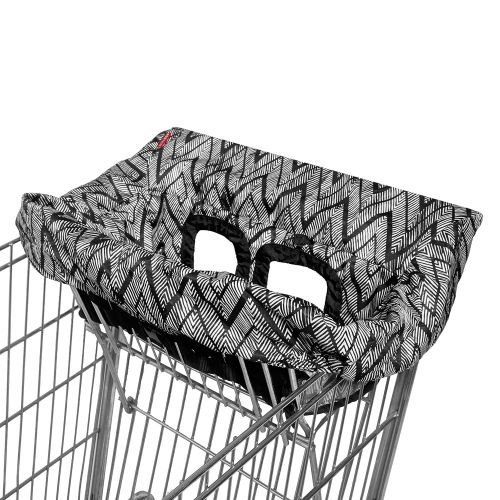 스킵 Skip Hop Shopping Cart and Baby High Chair Cover, Take Cover, Zig Zag Zebra