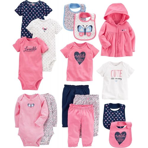  Carter%27s Carters Baby Girls 15-Piece Basic Essentials Set