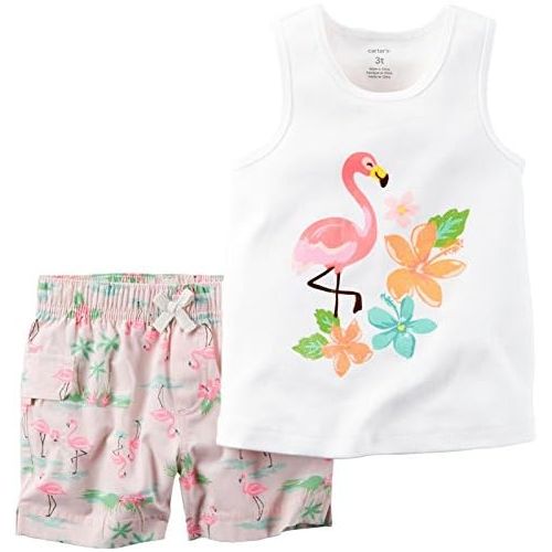  Carter%27s Carters Baby Girls 2 Pc Playwear Sets 239g141